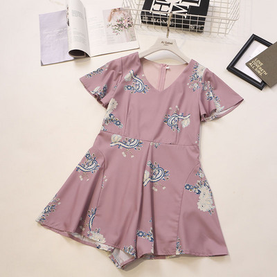 Salopeta de dama model lat cu maneca scurta