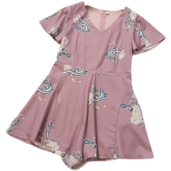 Salopeta de dama model lat cu maneca scurta