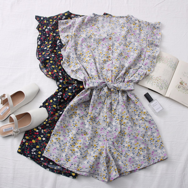 Salopeta scurta de dama cu curea si bucle in mai multe culori