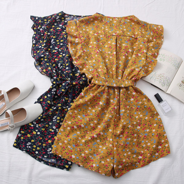 Salopeta scurta de dama cu curea si bucle in mai multe culori