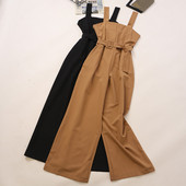 Γυναικεία καθημερινή ολόσωμη φόρμα με ζώνη