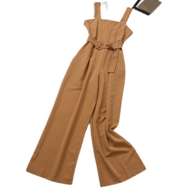 Γυναικεία καθημερινή ολόσωμη φόρμα με ζώνη