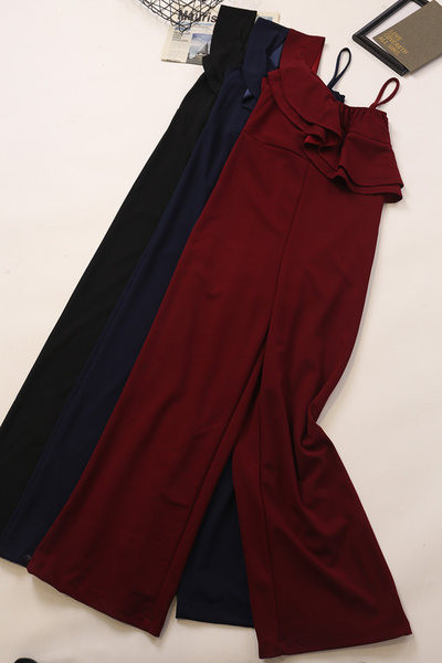 Νέο μοντέλο Γυναικεία καθημερινή ολόσωμη φόρμα με τιραντάκια