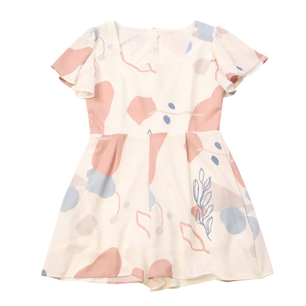 Salopeta de dama colorata cu fermoar si decolteu oval