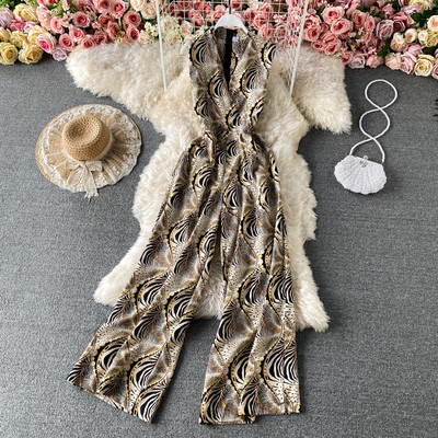 Salopeta de dama moderna cu model floral