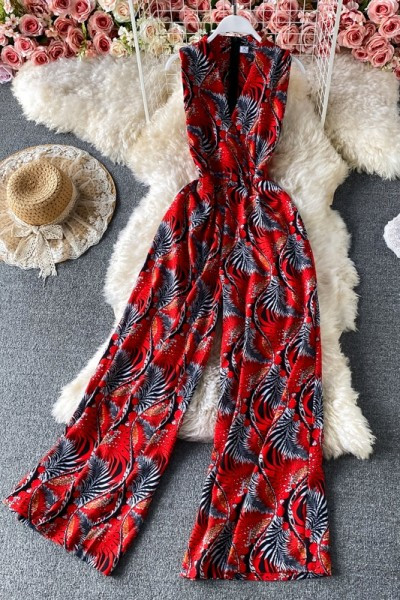 Salopeta de dama moderna cu model floral