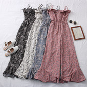 Νέο μοντέλο γυναικεία ολόσωμη φόρμα με λεπτά τιραντάκια σε διάφορα χρώματα