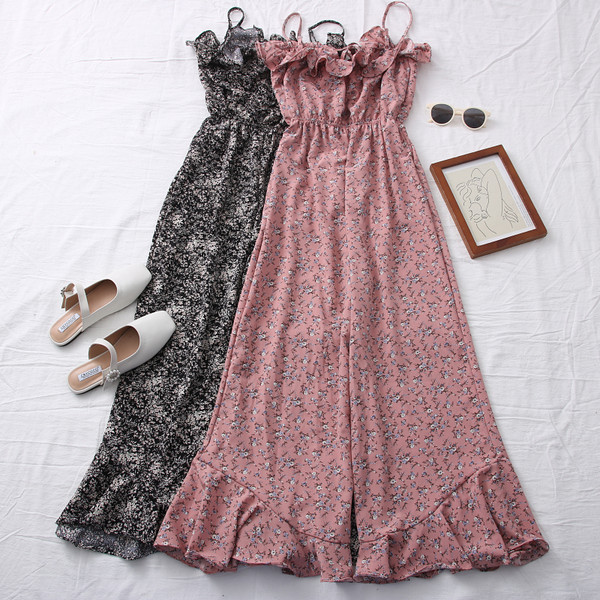 Νέο μοντέλο γυναικεία ολόσωμη  φόρμα με λεπτά τιραντάκια σε διάφορα χρώματα