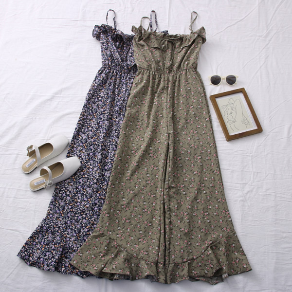 Νέο μοντέλο γυναικεία ολόσωμη  φόρμα με λεπτά τιραντάκια σε διάφορα χρώματα