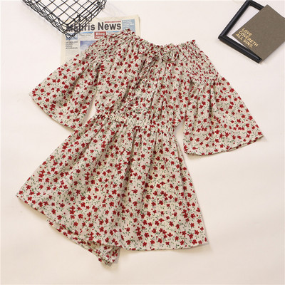 Γυναικεία ολόσωμη φόρμα με κοντά μανίκια και κορδόνια