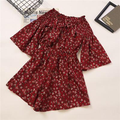 Γυναικεία ολόσωμη φόρμα με κοντά μανίκια και κορδόνια