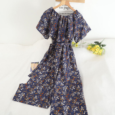 Salopeta lunga de dama cu motive florale