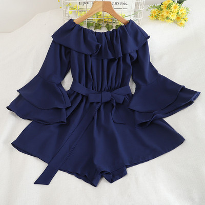 Salopeta de dama actuala cu maneci lungi