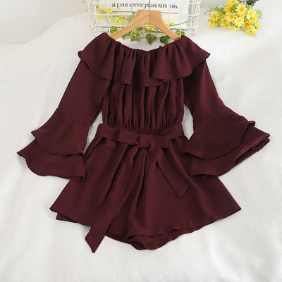 Salopeta de dama actuala cu maneci lungi