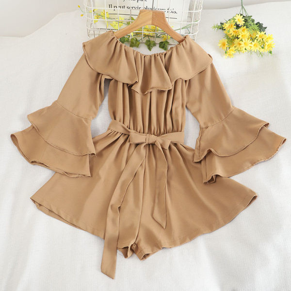 Salopeta de dama actuala cu maneci lungi