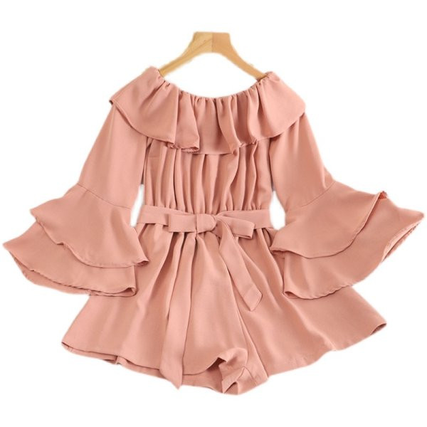 Salopeta de dama actuala cu maneci lungi