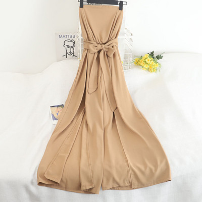 Dugi ženski kombinezon s remenom