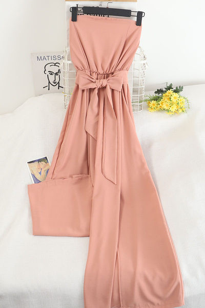 Dugi ženski kombinezon s remenom