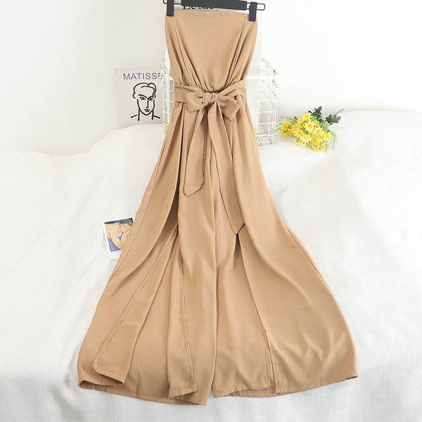 Dugi ženski kombinezon s remenom