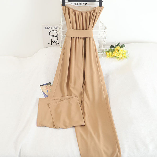 Dugi ženski kombinezon s remenom