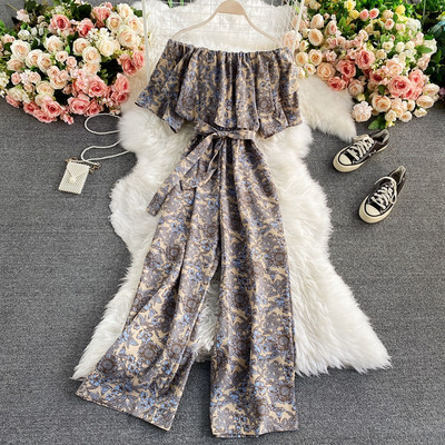 Salopete lungi de dama actuale cu motive florale