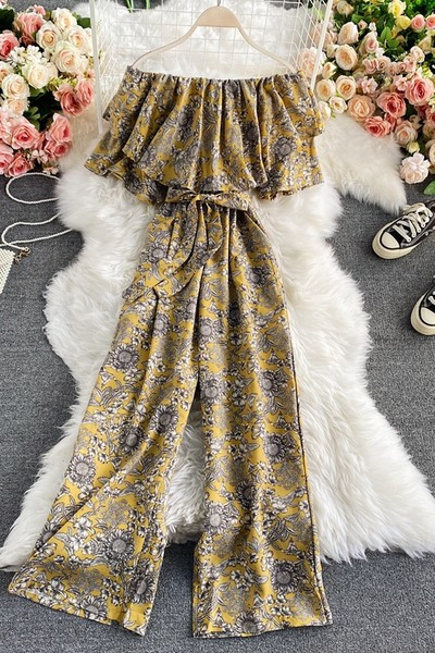 Salopete lungi de dama actuale cu motive florale