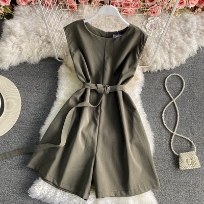 Salopeta de dama moderna cu curea in trei culori