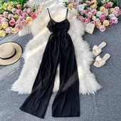 Salopeta lunga de dama cu bretele subtiri