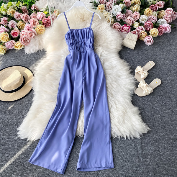 Salopeta lunga de dama cu bretele elastice si subtiri