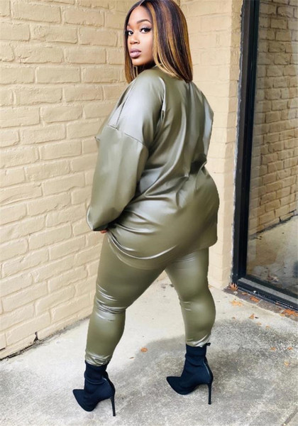 Set de jambiere și bluză model simplu de damă elegant