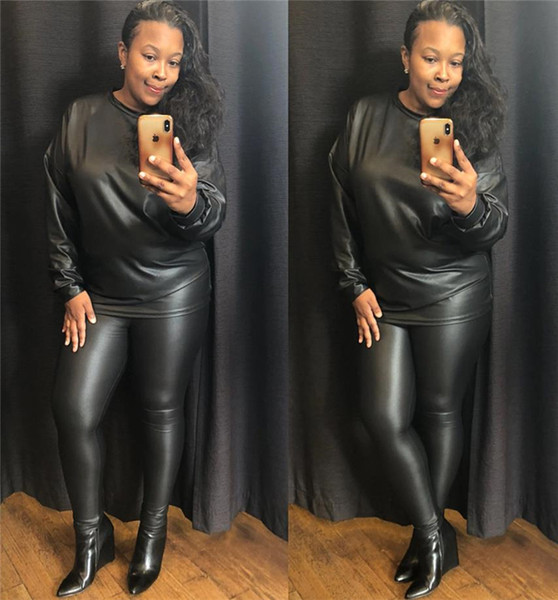 Set de jambiere și bluză model simplu de damă elegant