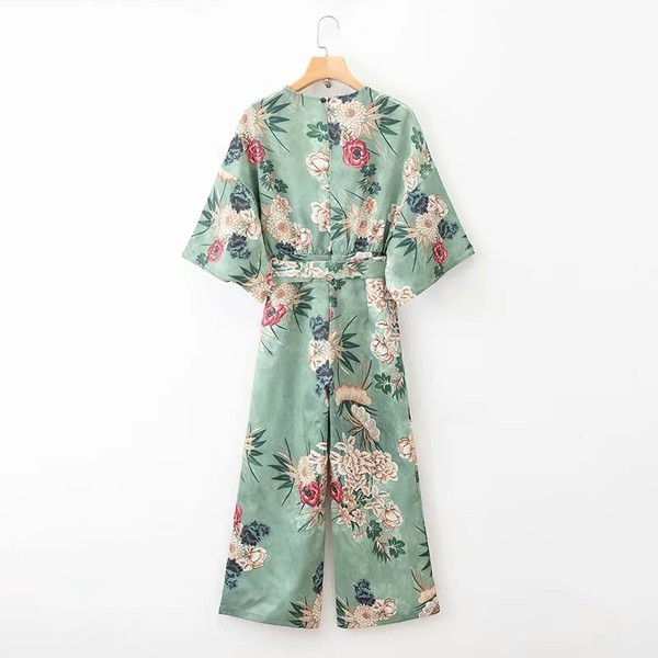 Salopetă lungă de damă modernă cu model cu model