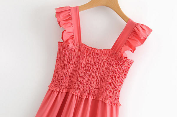 Salopeta de dama cu picioare late si bucle