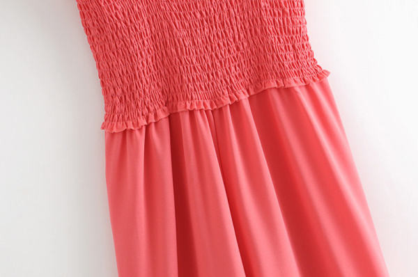 Salopeta de dama cu picioare late si bucle