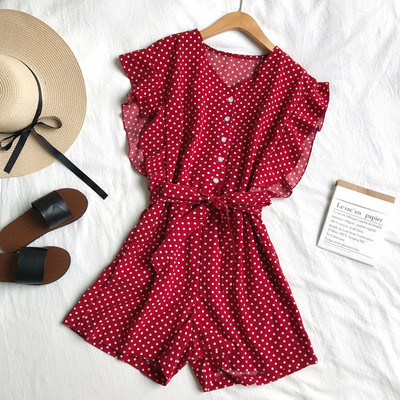 Salopeta de dama cu buline si nasturi