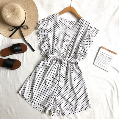 Salopeta de dama cu buline si nasturi