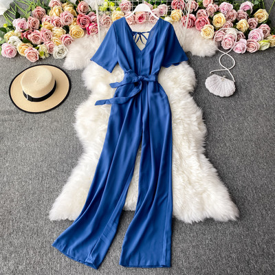 Salopeta dama de primavara cu centura in talie