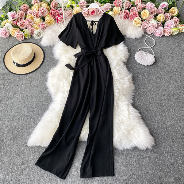 Salopeta dama de primavara cu centura in talie