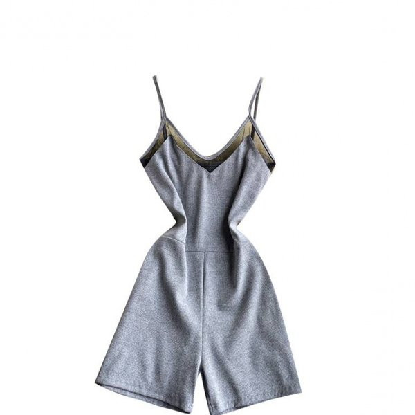 Salopeta scurta de dama cu bretele subtiri in mai multe culori