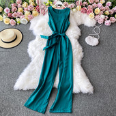 Ženski moderni kombinezon s trakom - dugi model