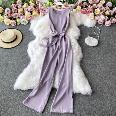 Ženski moderni kombinezon s trakom - dugi model