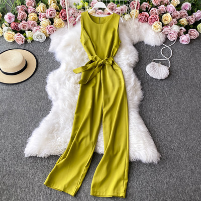 Ženski moderni kombinezon s trakom - dugi model