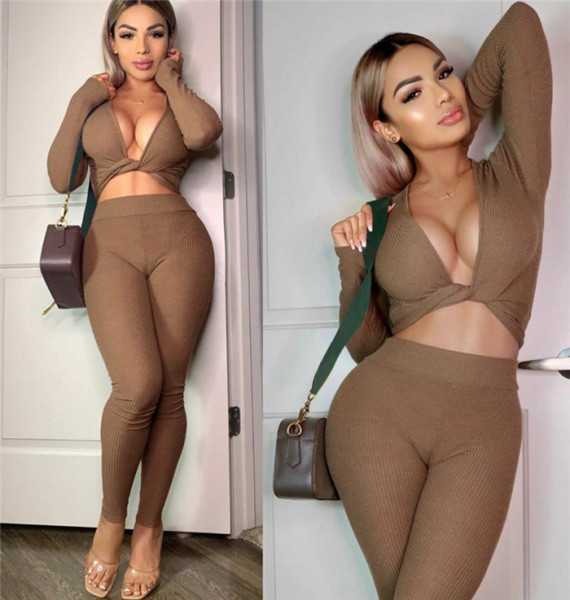 Ženski komplet tajice i kratke bluze dugih rukava