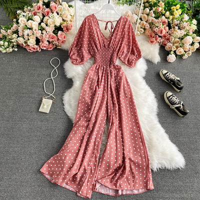 Salopeta lunga dama cu buline - cu elastic