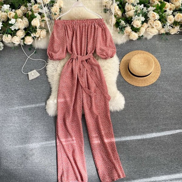 Salopeta de dama moderna cu decolteu barca si curea - mai multe culori