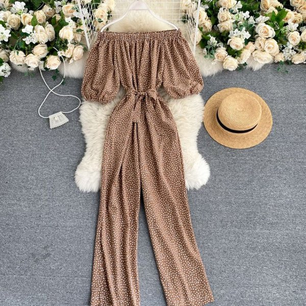 Salopeta de dama moderna cu decolteu barca si curea - mai multe culori