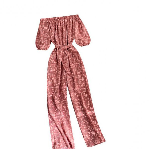 Salopeta de dama moderna cu decolteu barca si curea - mai multe culori