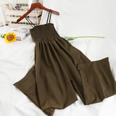 Κομψή ολόσωμη φόρμα με λεπτά τιραντάκια σε διάφορα χρώματα