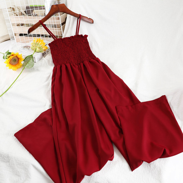 Κομψή ολόσωμη φόρμα με λεπτά τιραντάκια σε διάφορα χρώματα