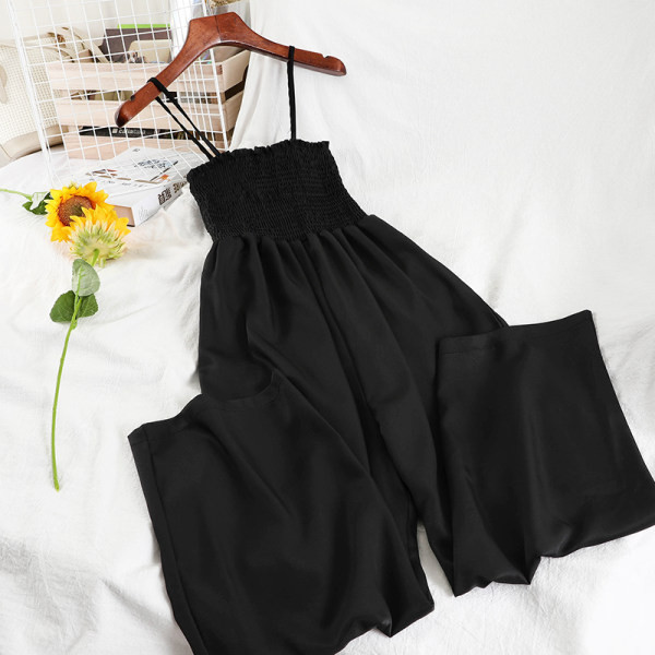 Κομψή ολόσωμη φόρμα με λεπτά τιραντάκια σε διάφορα χρώματα